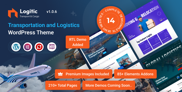 Logitic v1.0.7 – 运输与物流 WordPress 主题