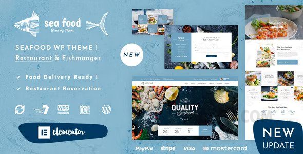 Pesce v1.5 – 海鲜餐厅 WordPress 主题