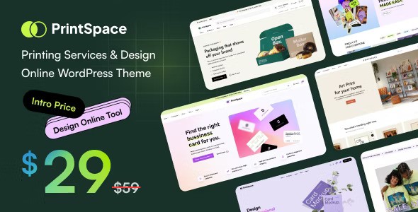 PrintSpace v1.3.9 – 印刷服务和设计在线 WooCommerce WordPress 主题