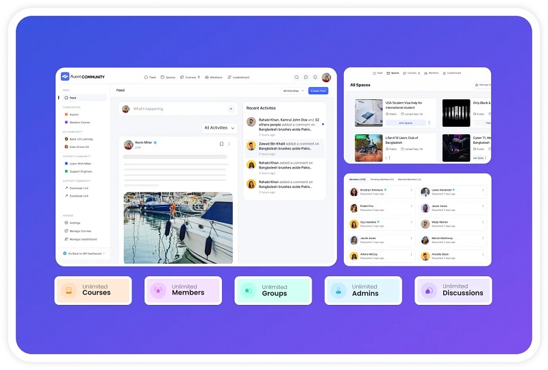 Fluent Community Pro v1.7.7.2 – WordPress 最快的社区插件