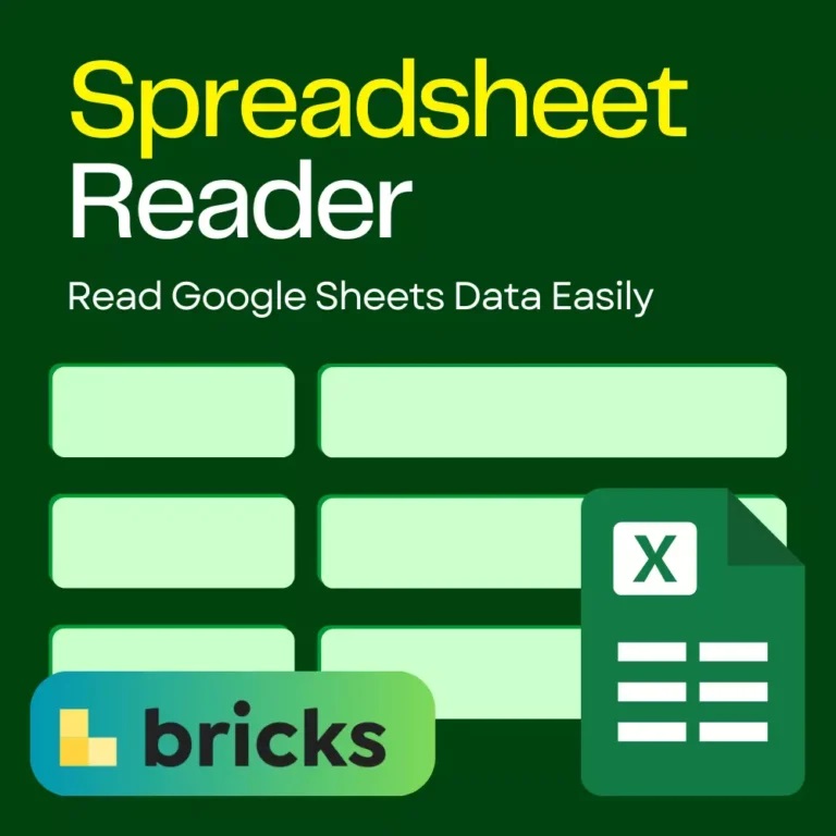 Spreadsheet Reader v1.1.5 – 轻松获取 Google 表格数据并将其显示到您的网站