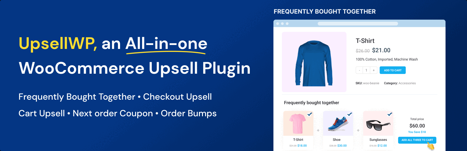 UpsellWP PRO v2.1.8（已汉化） – WooCommerce Upsell, Cross-sell and Order Bumps