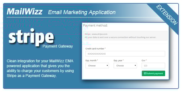 MailWizz EMA integration with Stripe Payment Gateway for Subscriptions v2.5.5