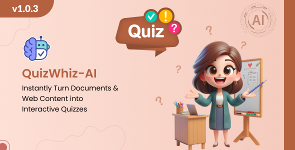 AI Powered Quiz Generator v1.2.1 – QuizWhiz AI – Built With Laravel
