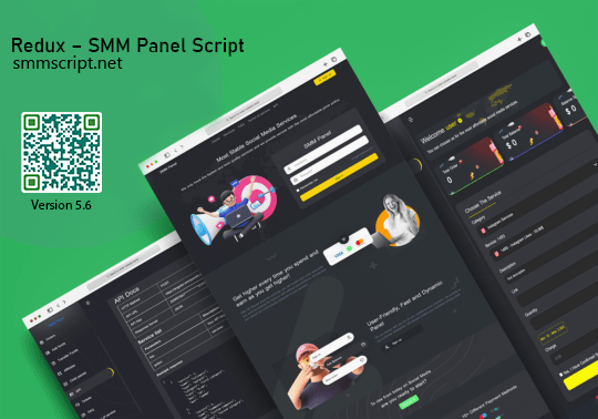 Redux v5.6 – SMM Panel Script