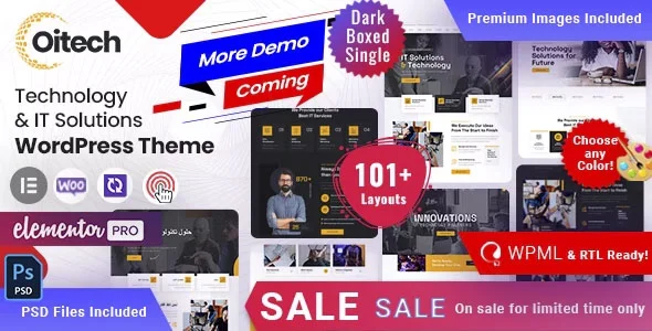 Oitech v2.3 – 技术 IT 服务 WordPress