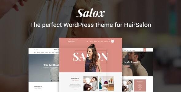 Salox v1.1.7 – 美发沙龙 WordPress 主题