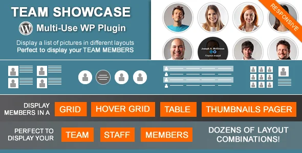 Team Showcase v25.05.14 – WordPress 插件