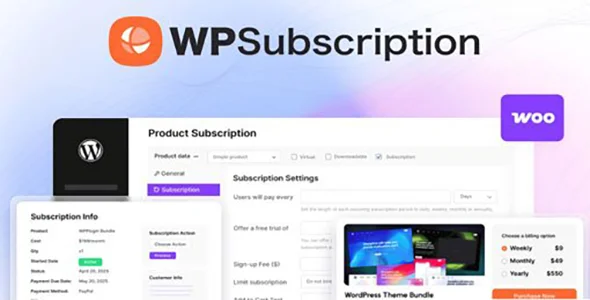WPSubscription Pro v1.7.1