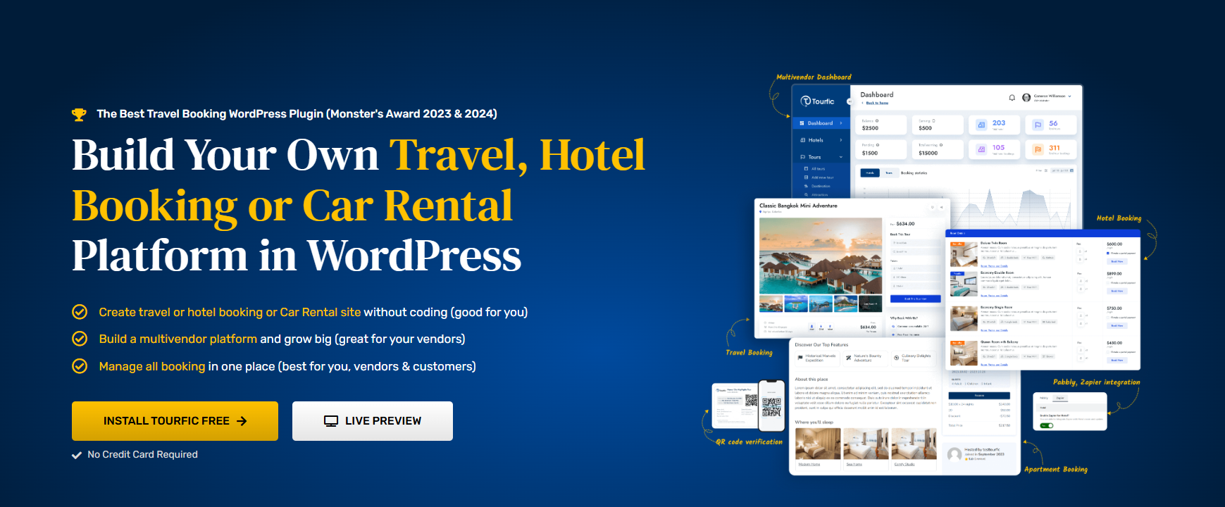 Tourfic Pro v1.13.5 – 酒店和旅游预订 WordPress 插件