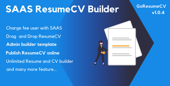 GoResumeCV v1.0.4 – SAAS Resume Builder Online