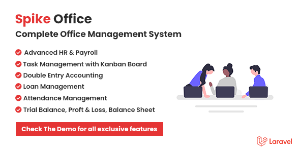 Spike Office v1.5 – 完整的人力资源和工资单,包括贷款和复式记账