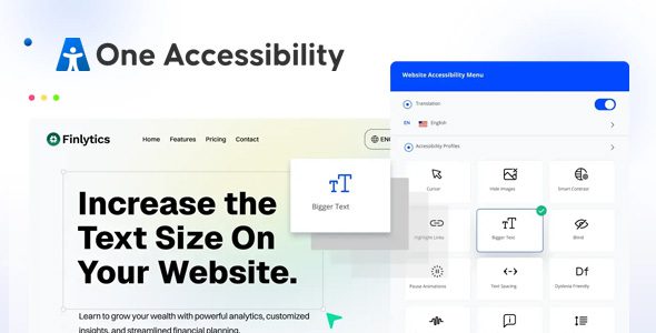 One Accessibility Pro v1.1.4 – WordPress 增强插件