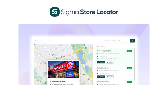 Sigma Store Locator v1.4.0