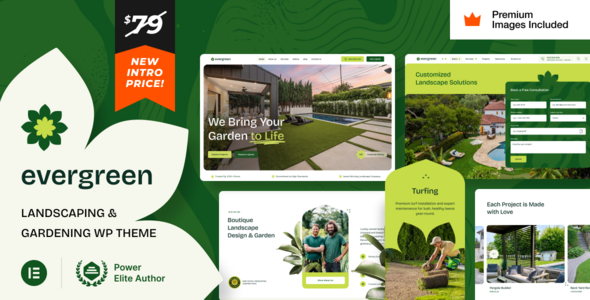 EverGreen v18 – 景观园艺 WordPress 主题